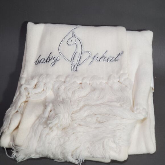 Baby Phat Scarf Y2K Vintage Silver Cat Winter Outdoor Classic Hip Hop Urban - Picture 10 of 10